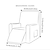billige Reclinerdeksel-stretch recliner slipcovers vannavstøtende superfloral printed sofa couch cover non slip 1 seter lazy boy stoltrekk møbelbeskytter med sidelomme for stue