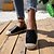 cheap Shoes &amp; Bags-Women&#039;s Slip-Ons Daily Plus Size Summer Round Toe Flat Heel Walking Shoes Casual Loafer PU Solid Color Black White Brown