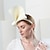 abordables Sombreros de fiesta-sombreros sombreros sombreros de fibra natural fibra sintética sombrero de paja platillo sombrero cloche fiesta de noche carrera de caballos retro británico con lazo gorra casco sombreros