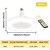 cheap Light Bulbs-Ceiling Fan With Lights Fan Light E27 Base 3000K-6000K Enclosed Low Profile Fan Lights LED Dimmable Light Kit Lamp Modern Silent Indoor Flush Mount Ceiling Fan For Living Room Bedroom Easy To Install