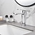 cheap Classical-Bathroom Sink Mixer Faucet, Monobloc Washroom Basin Taps Single Handle One Hole Deck Mounted with Hot and Cold Hose