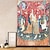 olcso szüreti kárpitok-középkori hölgy akasztós gobelin fal művészet nagy kárpit falfestmény dekoráció fénykép háttér takaró függöny otthon hálószoba nappali dekoráció