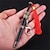 halpa Riipukset ja koristeet-12cm minikiinalainen antiikkiriipus metalliseoksesta vaipallinen ase realistinen malli avaimenperä lomalahja