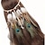 economico Accessori per acconciature-splendida fascia in piuma di pavone bohémien - perfetta per la zingara indiana &amp; stile hippie!