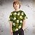 billige drenges 3d t-shirts-Drenge 3D Grafisk Dødningehoveder T-shirt Kortærmet 3D-udskrivning Sommer Forår Aktiv Sport Mode Polyester Børn 3-12 år udendørs Afslappet Daglig Regulær
