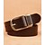 cheap Men&#039;s Accessories-Men&#039;s Leather Belt Ratchet Belt Casual Belt Classic Jean Belt Black Brown Stylish Casual Gentleman Cowhide Daily Wear Going out Weekend Plain