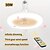 cheap Light Bulbs-Ceiling Fan With Lights Fan Light E27 Base 3000K-6000K Enclosed Low Profile Fan Lights LED Dimmable Light Kit Lamp Modern Silent Indoor Flush Mount Ceiling Fan For Living Room Bedroom Easy To Install