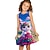 Χαμηλού Κόστους 3d φορέματα κοριτσιών-Παιδιά Κοριτσίστικα Φόρεμα Γραφική Φλοράλ Γάτα Αμάνικο ΕΞΩΤΕΡΙΚΟΥ ΧΩΡΟΥ Causal Μοντέρνα χαριτωμένο στυλ Καθημερινά Πολυεστέρας Πάνω από το Γόνατο Καθημερινό φόρεμα Φόρεμα σε γραμμή Α Αμάνικο φόρεμα