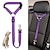 cheap Car Organizers-Solid Color 2 In 1 Pet Car Seat Belt Nylon Lead Leash Backseat Safety Belt Adjustable For Dog &amp; Cat