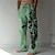 cheap Men&#039;s Bottoms-Men&#039;s Trousers Summer Pants Beach Pants Graphic Prints Drawstring Elastic Waist 3D Print Comfort Casual Daily Holiday Streetwear Hawaiian Blue Green
