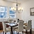 cheap Chandeliers-Black Chandelier Light Fixture with Lampshades, 6 Light Modern Farmhouse Chandeliers for Dining Room 28 in Industrial Rustic Pendant Light Fixture Ceiling for Kitchen Living Room Bedroom 110-240V