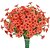 זול פרח מלאכותי-חיצוני 7 מזלגות פרחים מזויפים סגול פרח זר קישוט קישוט פרח