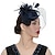 cheap Fascinators-Fascinators Kentucky Derby Hat Headwear Organza Polyester / Polyamide Fedora Hat Veil Hat Party / Evening Holiday Vintage Style Elegant With Feather Appliques Headpiece Headwear
