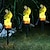 baratos Luzes e lanternas de caminho-luzes de jardim movidas a energia solar coruja papagaio luz de gramado luzes solares à prova dwaterproof água luz led solar decoração ao ar livre lâmpada solar luzes led