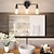 baratos Iluminação e Candeeiros de Parede-conjunto de iluminação de vaidade preto moderno - apliques de parede de banheiro de 3 luzes para espelho, cozinha, quarto e sala de estar