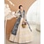 cheap Historical &amp; Vintage Costumes-Gothic Victorian Medieval Princess Dress Party Costume Prom Dress Princess Shakespeare Bridal Women&#039;s Solid Color Ball Gown Halloween Wedding Party Evening Party Dress