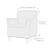 cheap Armchair Cover &amp; Armless Chair Cover-Stretch Single Sofa Cover For Dogs Pet, Armchair Slipcover 1 Seater Couch Furniture Protector with Elastic Bottom Washable Couch Furniture Protector