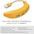 halpa USB-keskittimet-nopeus usb 2.0 hub 4-porttinen kannettava jakokaapelisovitin luova jatke ihastuttava hedelmä-vihanneksen muotoinen muotoilu pc mac kannettavalle kannettavalle tietokoneelle (banaani)