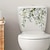 baratos Utensílios de Casa de Banho-Novo adesivo de parede de banheiro de planta verde decoração de banheiro adesivo de parede autoadesivo