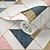 voordelige Geometrische en strepen behang-Geometrisch Cycluskleur Huisdecoratie Meetkundig Behangen, PVC / Vinyl Materiaal Zelfklevend behang, Kamer wandbekleding