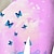 halpa tytön 3d-housut-lasten tyttöjen leggingsit perhonen sateenkaari urheilu taaperot housut graafinen muoti ulkoilu 3-12 vuotta kesä violetti/aktiivinen/sukkahousut/söpö