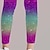 cheap Girl&#039;s Bottoms-Kids Girls&#039; Graphic Leggings Active Outdoor Summer 3-12 Years Yellow Blue Purple