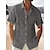 cheap Men&#039;s Shirts-Men&#039;s Casual Shirt Summer Shirt Beach Shirt White Pink Blue Short Sleeve Graphic Prints Lapel Spring &amp; Summer Hawaiian Holiday Clothing Apparel Front Pocket