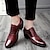 cheap Men&#039;s Oxfords-Men&#039;s Oxfords Derby Shoes Dress Shoes Patent Leather Shoes Vintage Classic Christmas Xmas Party &amp; Evening PU Height Increasing Lace-up Black White Red Spring Fall