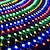 billige LED-stringlys-solenergi nett lys mesh fe string lys 6x4 880led ip65 vanntett krans med 8 moduser timer fjernkontroll for hage år plen jul ferie dekor fargerik streng belysning