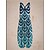 cheap Jumpsuits-Women&#039;s Jumpsuit Print Holiday U Neck Daily Holiday Sleeveless Regular Fit Sleeveless 1 2 3 S M L Summer