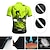 baratos Camisolas masculinas-21Grams Homens Camisa para Ciclismo Manga Curta Moto Blusas com 3 bolsos traseiros Ciclismo de Montanha Ciclismo de Estrada Respirável Secagem Rápida Pavio Humido Tiras Refletoras Vermelho Azul Verde