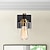 olcso Sminklámpák-fali lámpa fekete &amp; arany 1 világos falikar, modern fali lámpatestek, parasztházi fali lámpák átlátszó üveg ernyővel, fali lámpák nappaliba, hálószobába, lépcsőbe, fürdőszobába, előszobába 110-240 V