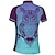 cheap Women&#039;s Jerseys-21Grams Women&#039;s Cycling Jersey Short Sleeve Bike Jersey Top with 3 Rear Pockets Mountain Bike MTB Road Bike Cycling Breathable Quick Dry Moisture Wicking Reflective Strips Pink Blue Purple Graphic