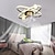 זול אורות מאוורר תקרה-מאוורר תקרה עם עיגול קל בעיצוב קריסטל 57 ס&quot;מ 6 מהירויות רוח מאוורר תקרה מודרני לחדר שינה, אפליקציה לסלון&amp;amp; שלט רחוק 110-240v