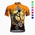 tanie Męskie koszulki-21Grams Męskie Koszulka rowerowa Krótki rękaw Rower Top z 3 tylnymi kieszeniami Kolarstwo górskie Kolarstwie szosowym Oddychający Szybkie wysychanie Odprowadza wilgoć Odblaskowe paski Fiołkowy