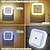 cheap Plug-in Night Light-Auto-Sensing Touch Night Light for Baby Room Bedroom Corridor Bedside Light Control Intelligent Sensor Mini Square Lamp US Plug EU Plug