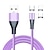 abordables Cables para móviles-Cable USB C cable relámpago Cable Micro USB 3,3 pies 6.6 pies USB A a Lightning / micro / USB C 2.4 A Cable de Carga Carga rápida Duradero 3 en 1 Magnética Para Samsung Xiaomi Huawei Accesorio para