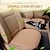 tanie Pokrowce na fotele samochodowe-lniane pokrycie siedzenia samochodu przód tył lniana poduszka z tkaniny oddychająca mata ochronna podkładka uniwersalna stylizacja wnętrza samochodu ciężarówka suv van