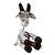 preiswerte Katzenspielzeug-Esel-Haustier-Plüschtier, bissfestes Baumwollseil, Hundezähneknirschen und Geräusch erzeugendes Spielzeug