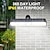 Недорогие Уличные светильники-Настенный светильник на солнечных батареях, водонепроницаемый, индукционный светильник, освещение во дворе, садовый уличный фонарь, солнечная лампа, наружная дорожка, настенный светильник для