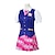 billige Film- og tv-kostumer-dukkeskoleuniform 4 stykker dame-pigefilm cosplay y2k blå&amp;amp; pink vest bluse nederdel halloween karneval maskerade polyester med paryk