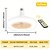 cheap Light Bulbs-Ceiling Fan With Lights Fan Light E27 Base 3000K-6000K Enclosed Low Profile Fan Lights LED Dimmable Light Kit Lamp Modern Silent Indoor Flush Mount Ceiling Fan For Living Room Bedroom Easy To Install