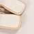 levne Dámské sandály-Dámské Sandály Žabky Ploché sandály Venkovní pantofle Plážové Chůze Léto Rovná podrážka Elegantní Na běžné nošení Minimalismus Umělá kůže Povaleč Stříbrná Růžové zlato Zlatá barva