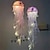 Недорогие Декор и ночники-Креативная лампа ручной работы в виде медузы, сделай сам, материал, упаковка, антенна, подвесное украшение, прикроватная атмосферная лампа, сетка для спальни, красный ночник