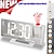 abordables Radios et horloges-LITBest Réveil intelligent DS-3618LP ABS Blanc + Blanc Noir + Vert Noir Rouge