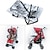 cheap Motorcycles Covers-Universal Baby Stroller Rain Cover Pram Raincover Pushchair EVA Transparent and Waterproof for Buggy Baby Stroller Baby Carriage Travel Outdoor