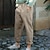 cheap Men&#039;s Pants-Men&#039;s Linen Pants Trousers Summer Pants Beach Pants Color Block Drawstring Side Stripe Elastic Waist Comfort Breathable Linen / Cotton Blend Casual Daily Holiday Fashion Classic Style White Blue