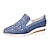 cheap Women&#039;s Slip-Ons &amp; Loafers-Women&#039;s Slip-Ons Plus Size Slip-on Sneakers Outdoor Office Work Solid Color Solid Colored Summer Rhinestone Wedge Heel Round Toe Classic Casual Walking PU Leather Faux Leather Loafer Pink Blue Grey