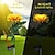 levne Světla cesty &amp; lucerny-venkovní solární zahradní kůlová světla solární chryzantémová květinová světla vodotěsná led solární dekorativní osvětlení na zahradní cestu