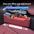 cheap Car Organizers-Left/Right Universal Double Passenger Driver Side Car Seat Gap Storage Box For Mobile Organizer Phone Holders Black/Beige/Red